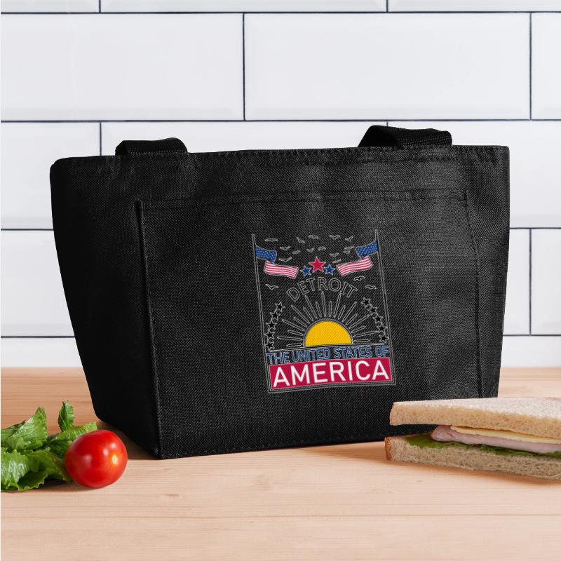 Detroit sunrise symbol, United States of America