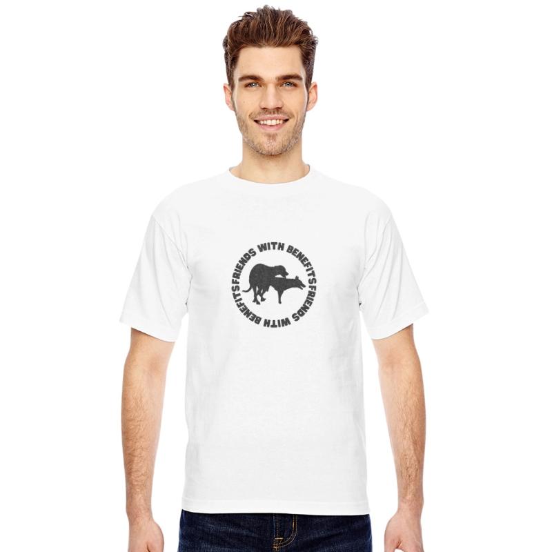 Dog Friends With Benefits Black Grunge