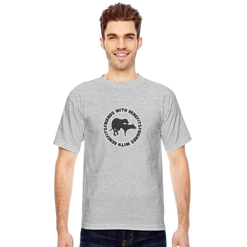 Dog Friends With Benefits Black Grunge