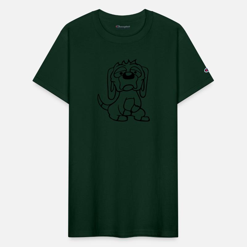 Dog Looks Unhappy Sad Shy Scared Bored Face Funny