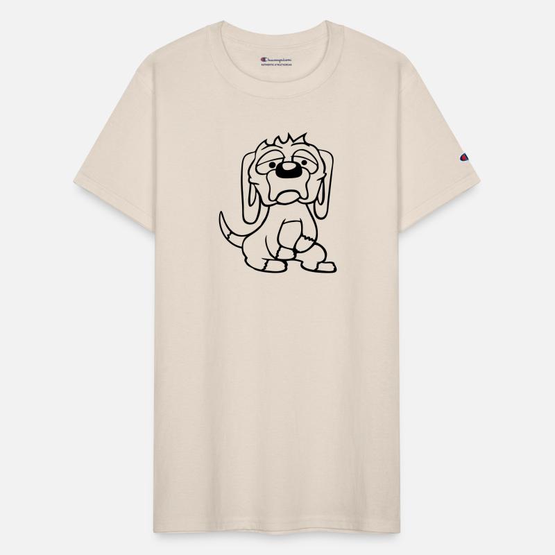 Dog Looks Unhappy Sad Shy Scared Bored Face Funny