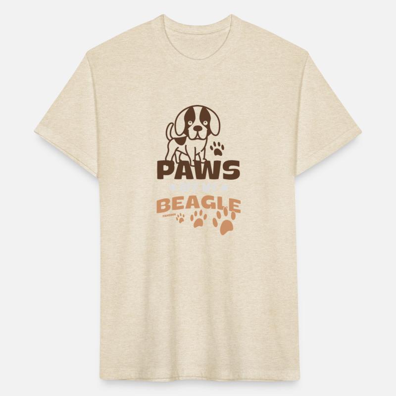 Dog paw Beagle puppy