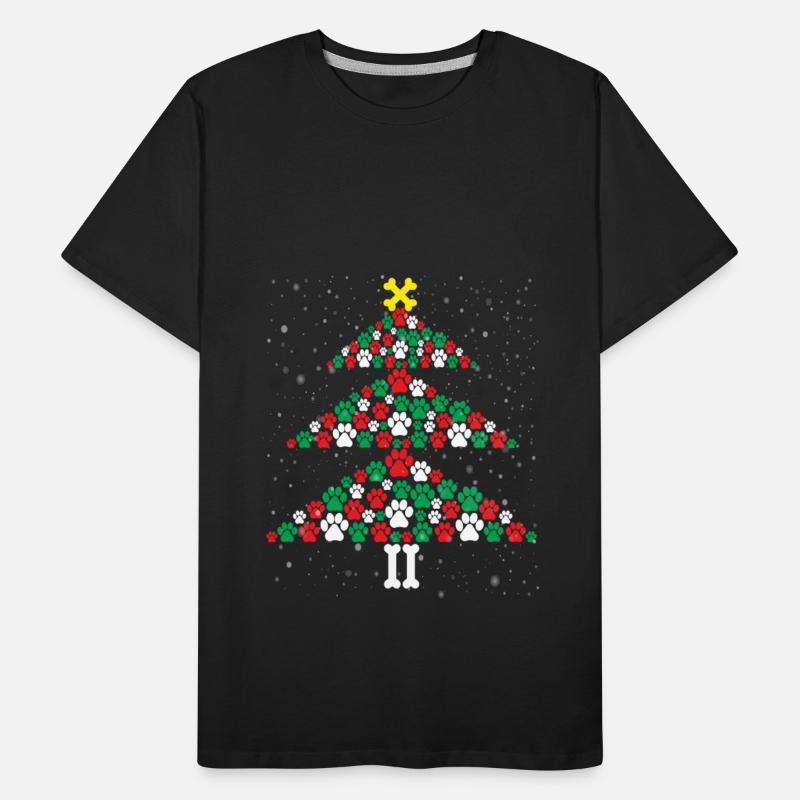 Dog Paw Print Christmas Tree
