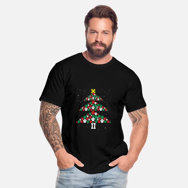 Dog Paw Print Christmas Tree