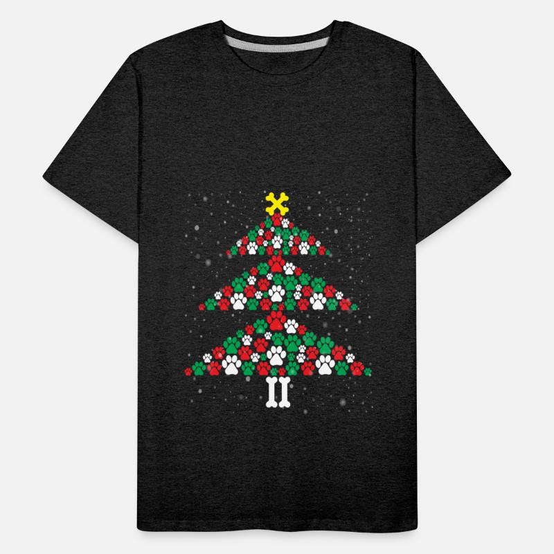 Dog Paw Print Christmas Tree