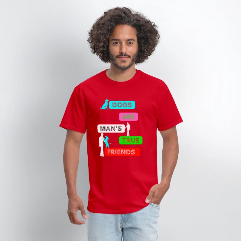 Dogs Are Man’s True Friends – Cute Pet Lover Quote