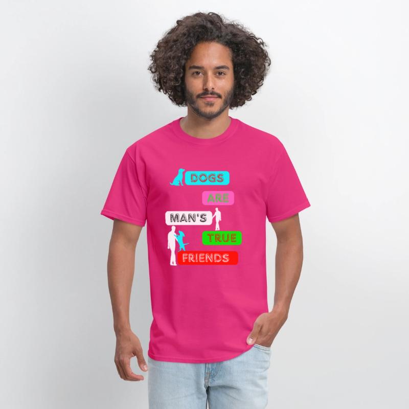 Dogs Are Man’s True Friends – Cute Pet Lover Quote