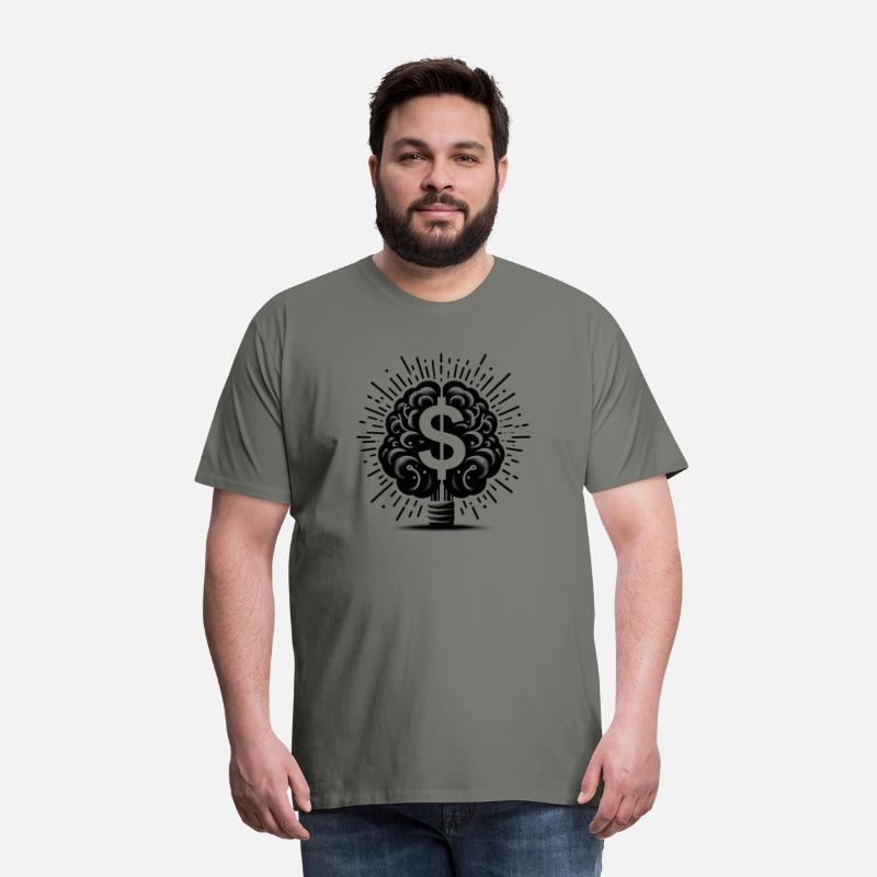 Dollar cash money symbol brain mindset 2