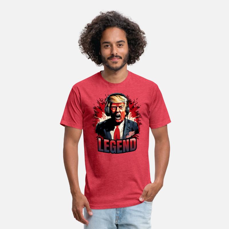 Donald Trump shirt shot Legend