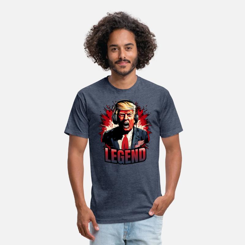 Donald Trump shirt shot Legend