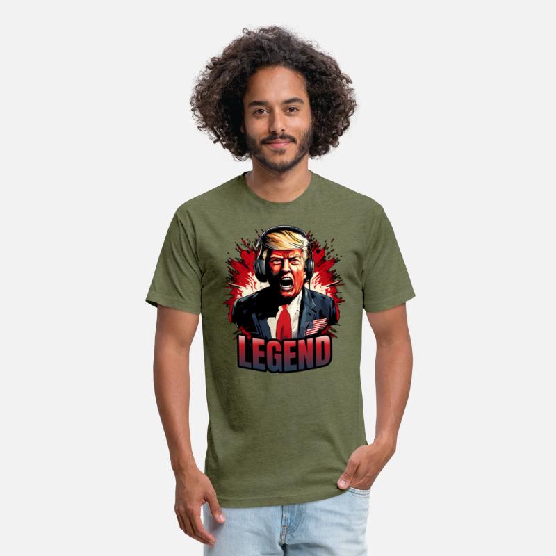 Donald Trump shirt shot Legend