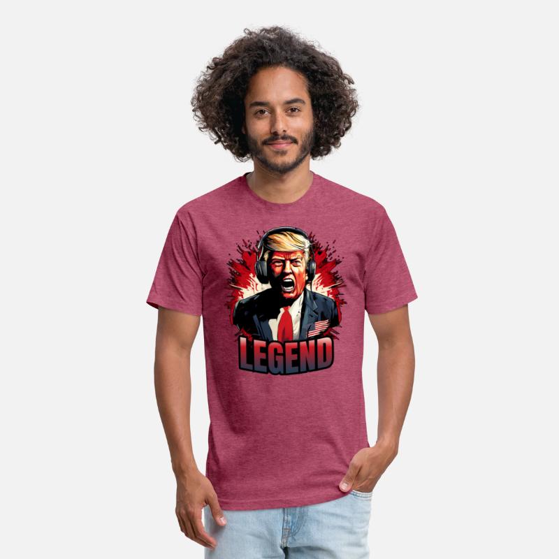 Donald Trump shirt shot Legend