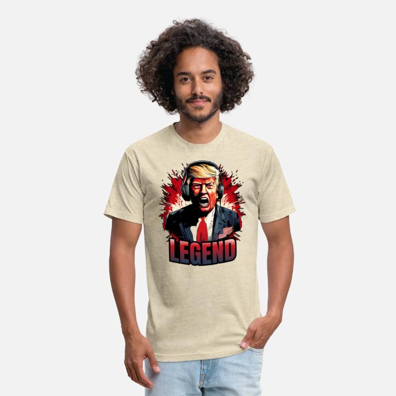 Donald Trump shirt shot Legend