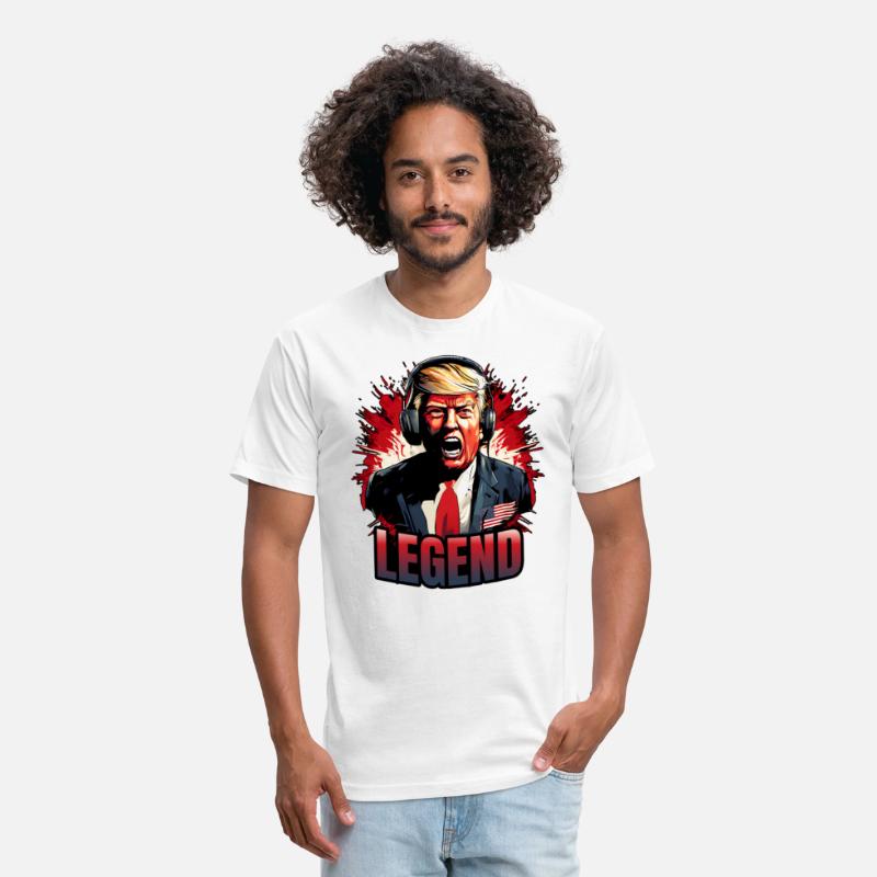 Donald Trump shirt shot Legend