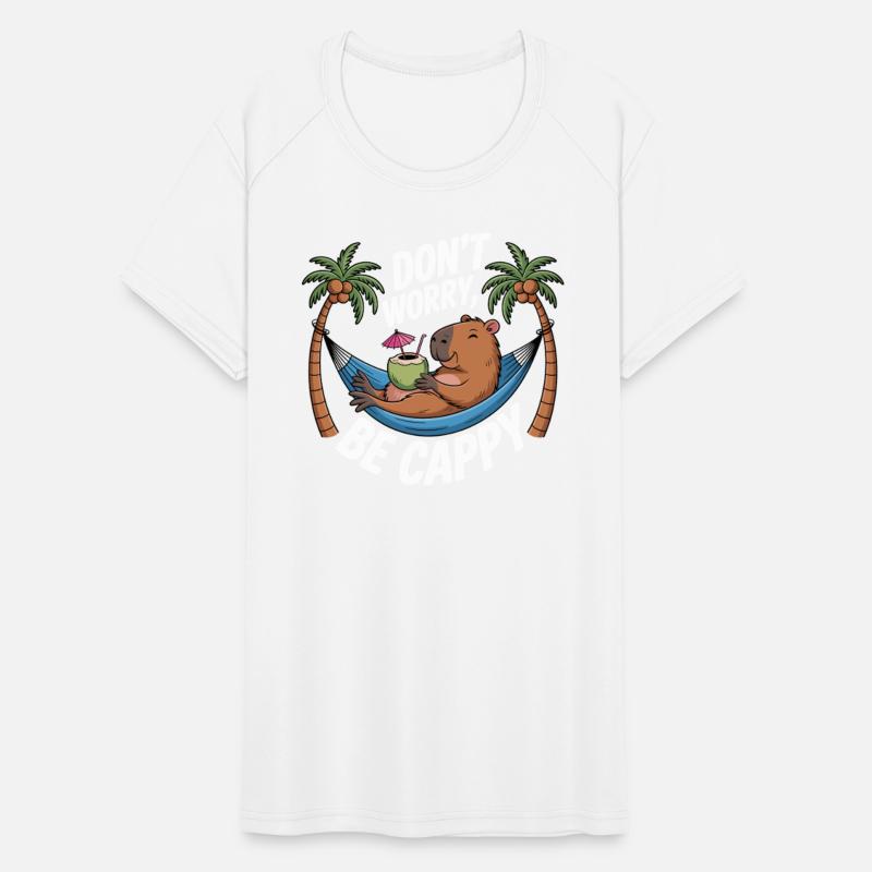 Dont Worry Be Cappy Relaxing Funny Capybara