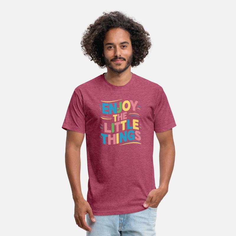 "Enjoy the little things " t shirt design.