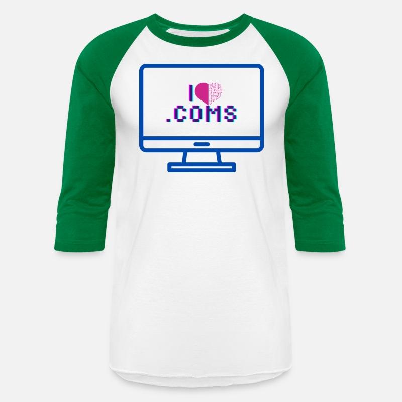 "I Love .Coms" domain name investor's design