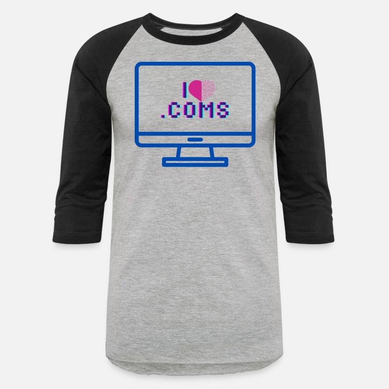 "I Love .Coms" domain name investor's design