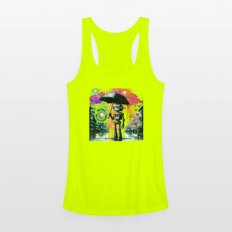 "Rainy Day Resilience: Eco-Friendly Robot" 2