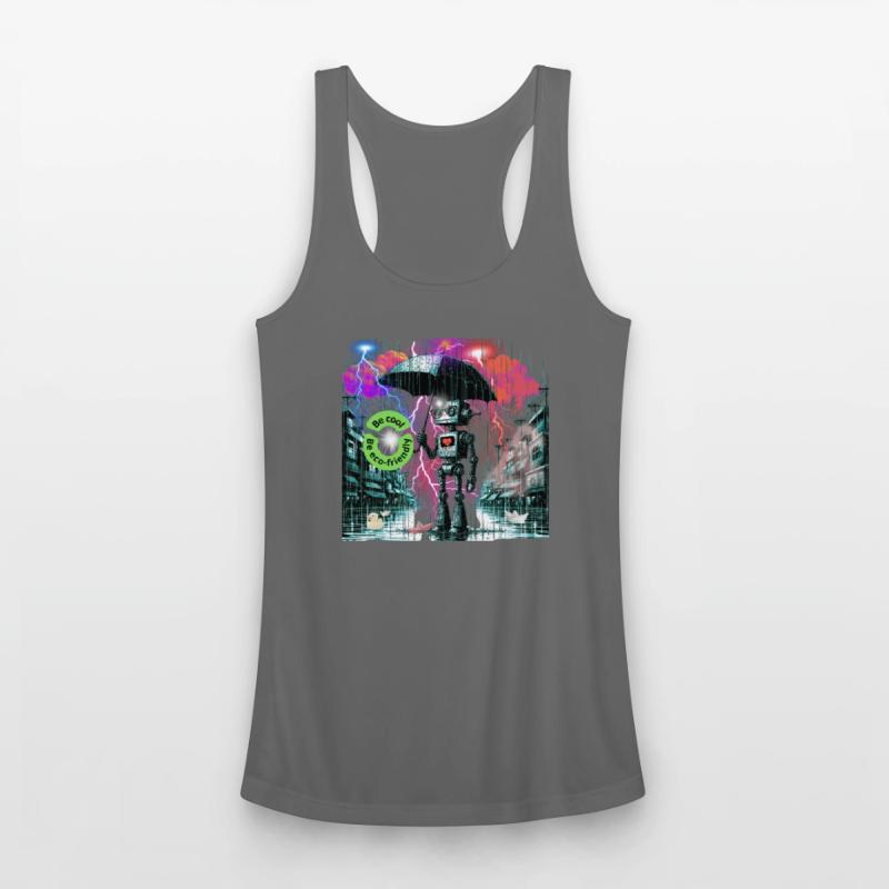 "Rainy Day Resilience: Eco-Friendly Robot" 2