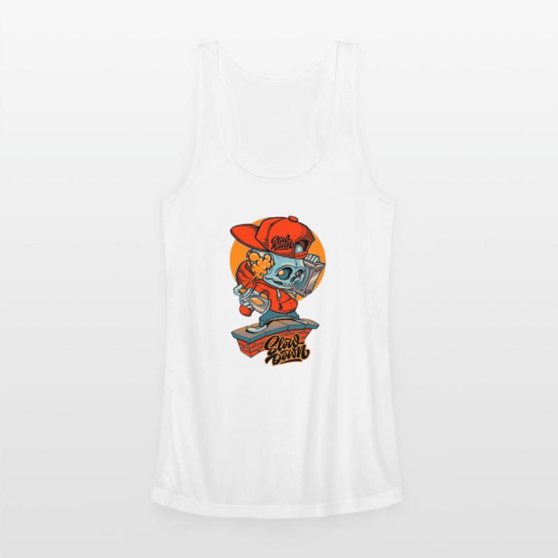 "Slow Down" Skeleton DJ