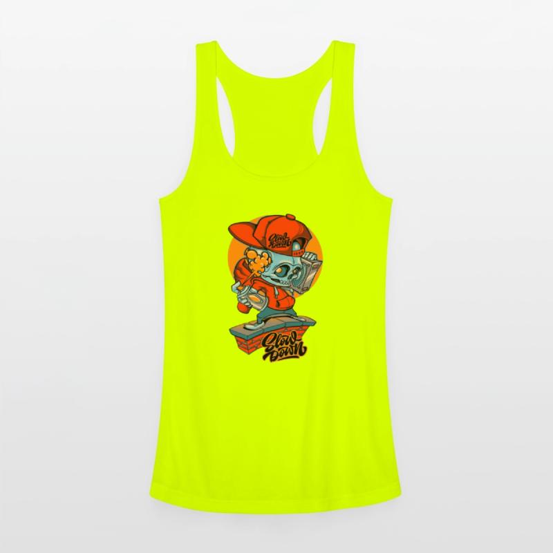 "Slow Down" Skeleton DJ