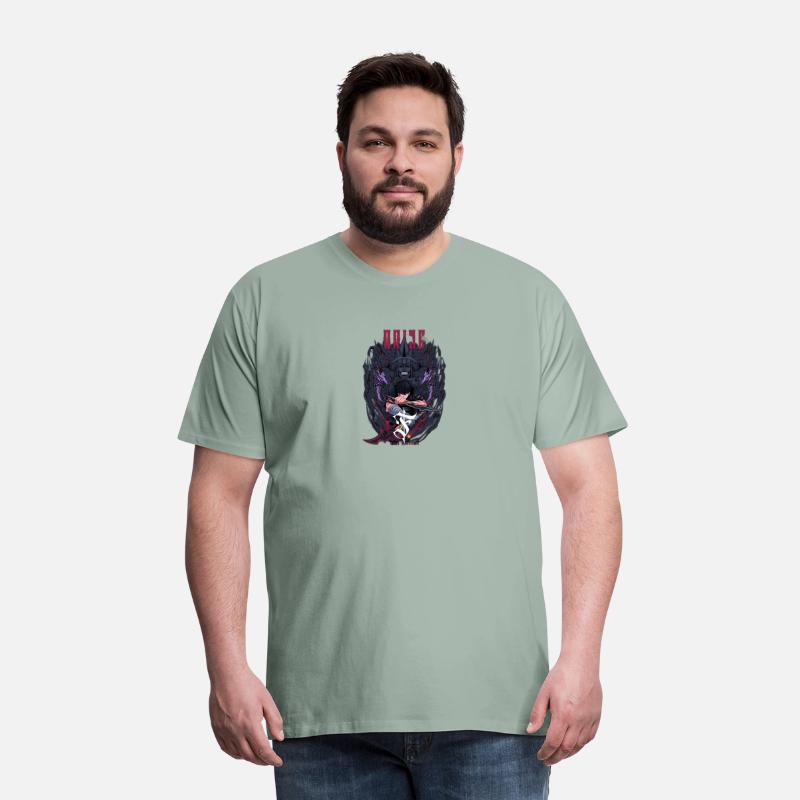 "Solo Living Anime Vibes Tee – Minimalist Otaku Ae