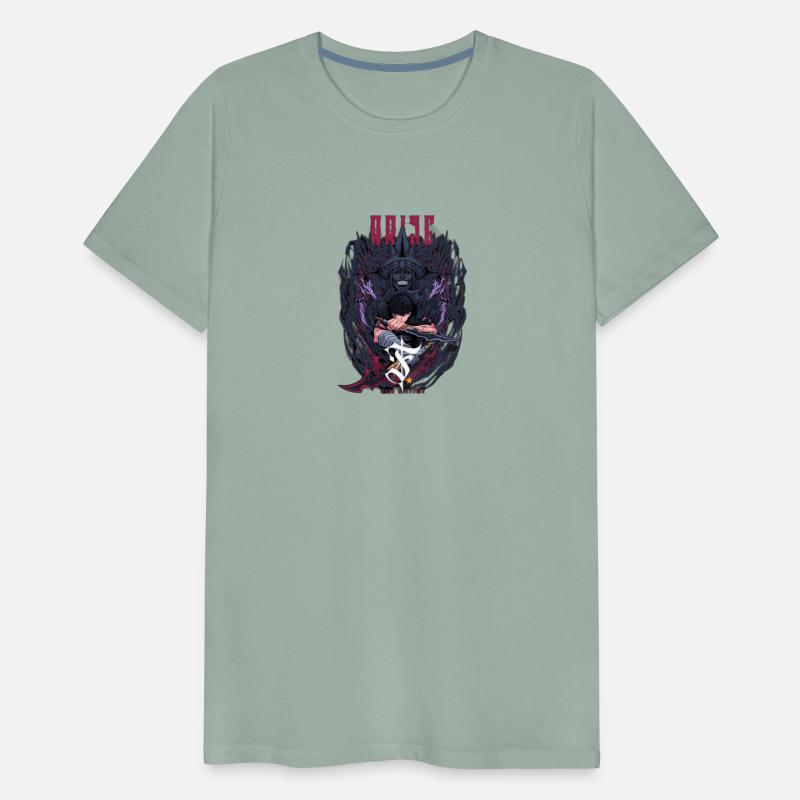 "Solo Living Anime Vibes Tee – Minimalist Otaku Ae
