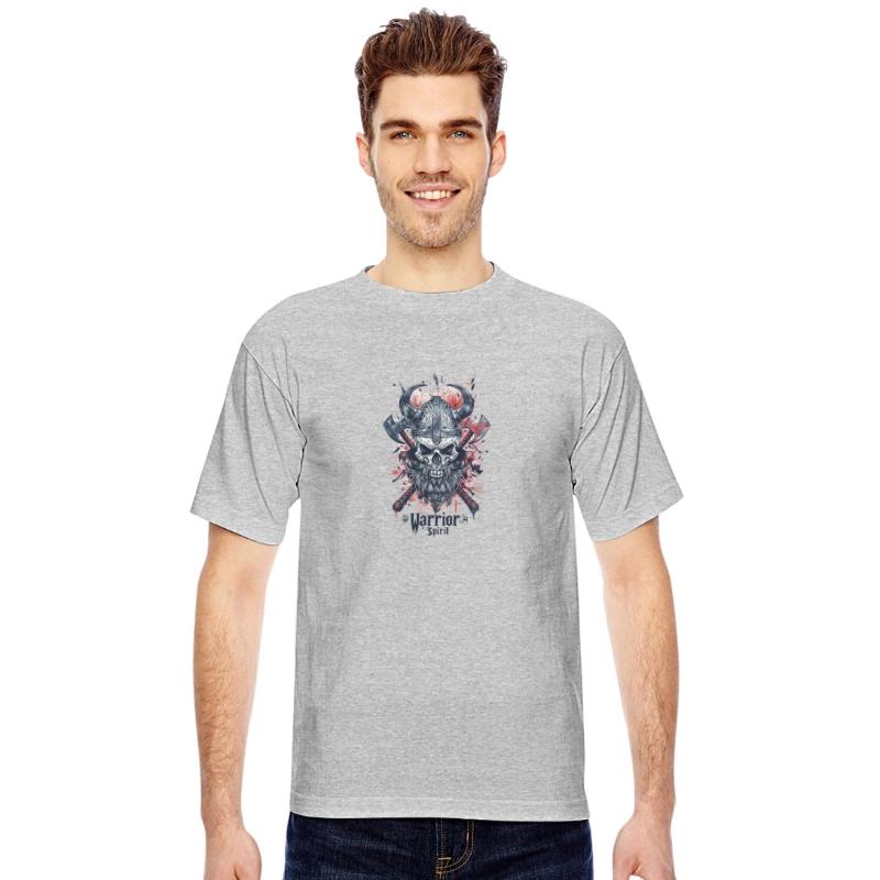 "Warrior Spirit - Viking Skull Design"